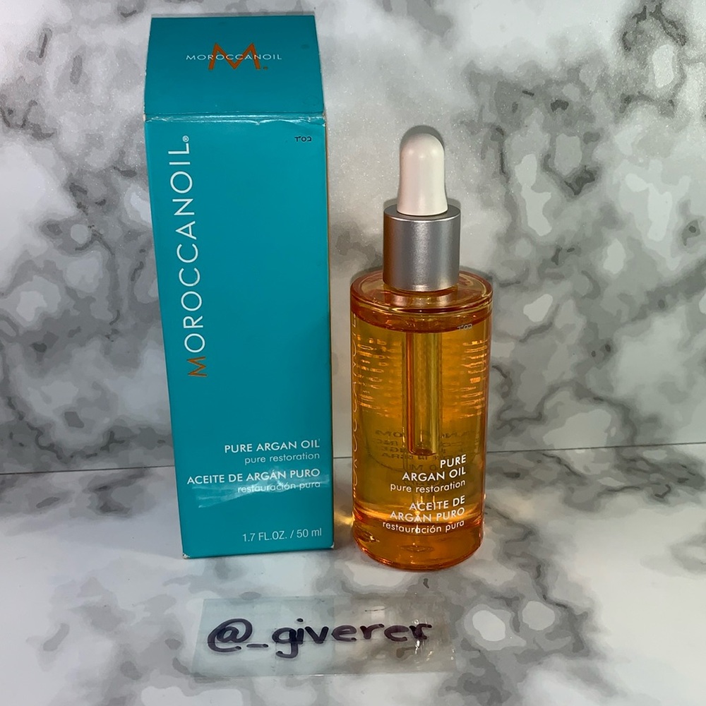 New In Box Pure Argan Oil For Skin Restoration 1.7oz Moroccanoil